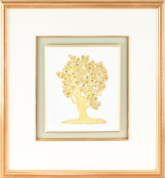 Alberi: Olivo dorato - Quadro